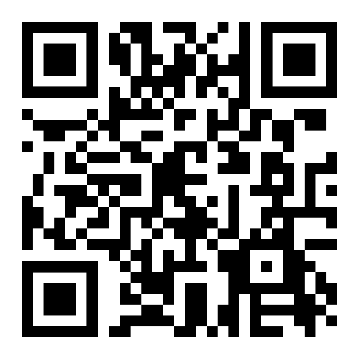QR code that opens the OneTapCafe example menu